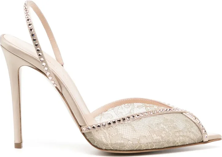 Katy 105mm slingback pumps