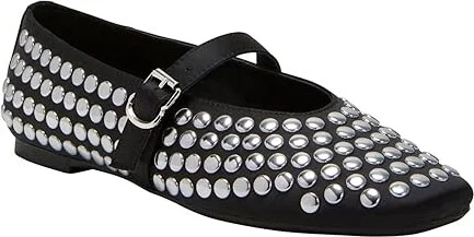 Katy Perry The Evie Mary Jane Women's Flat Shoes Black : 10 M, Polyester/Synthetic