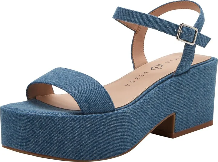Katy Perry Women's Busy Bee Strappy Platform Sandal Heeled