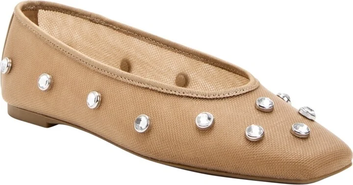 Katy Perry Women's High Rise Crystal Ballet Flats