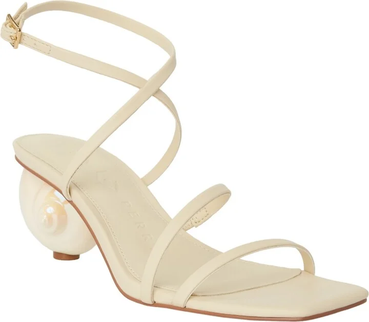 Katy Perry Women's Maritime Strappy Square Toe Shell Sandals