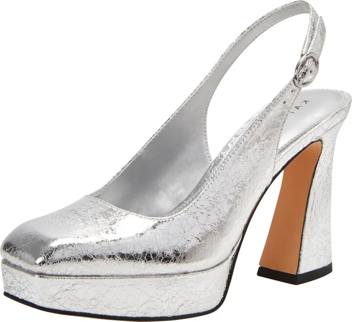 Katy Perry Women's Square Sling-Back Platform Pump