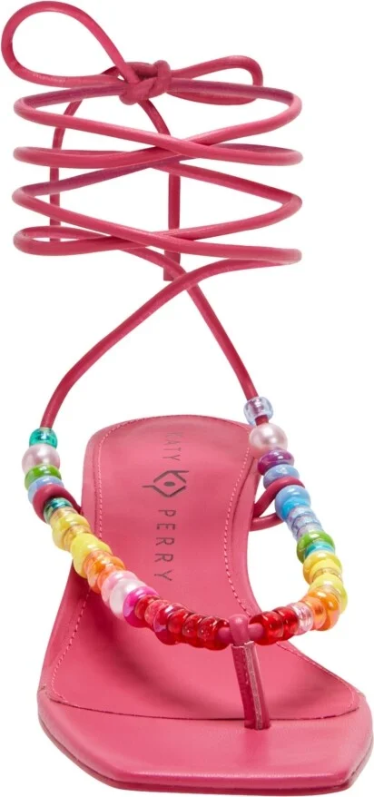 Katy Perry Women's The Cubie Bead Lace Up Sandals - Image 3
