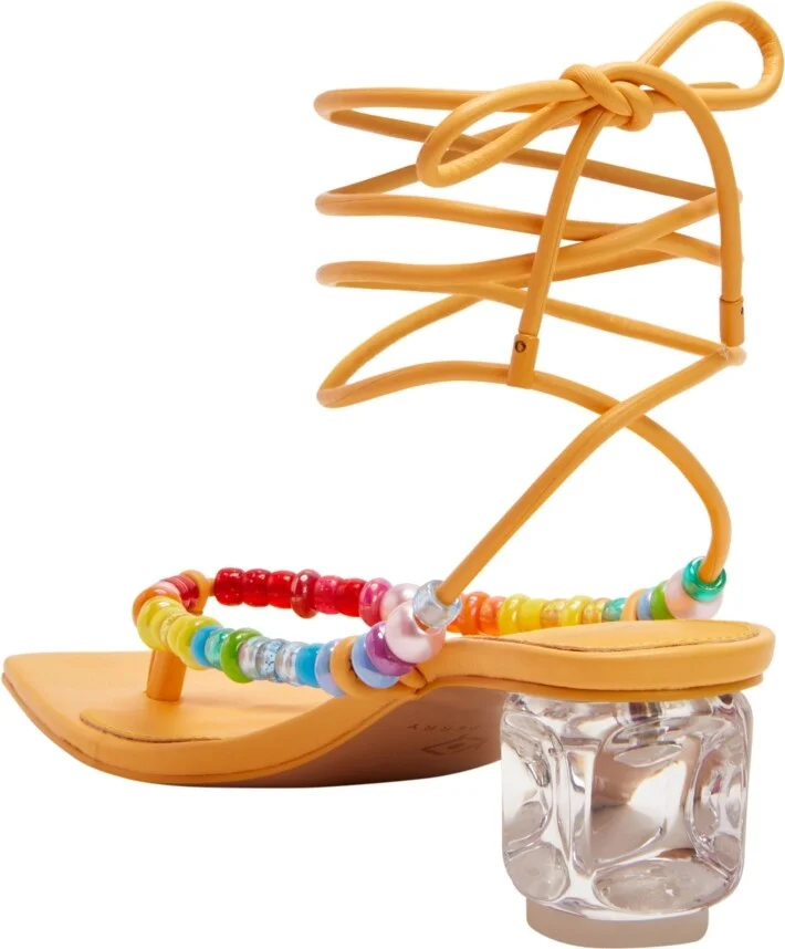 Katy Perry Women's The Cubie Bead Lace Up Sandals - Image 9