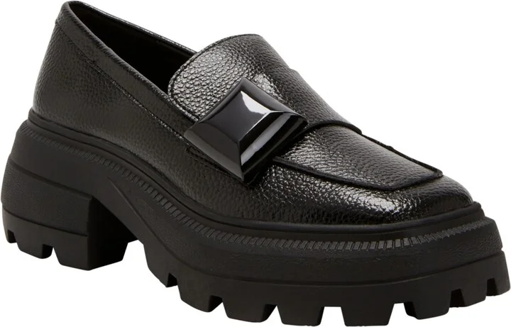 Katy Perry Women's the Geli Combat Loafers - Black - Polyurethane, Polyester and Wood