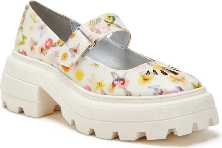 Katy Perry Women's The Geli Combat Mary Jane Stay-Put Lug Sole Loafer