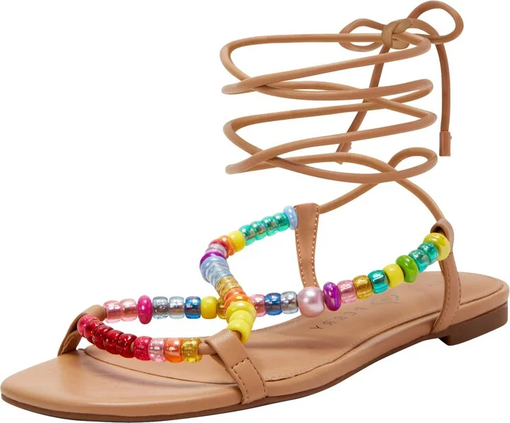 Katy Perry Women's The Halie Bead Sandal Flat