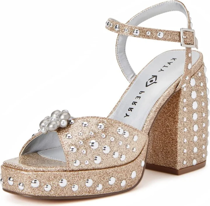 Katy Perry Women's The Meadow Ornament 2005 Heeled Sandal