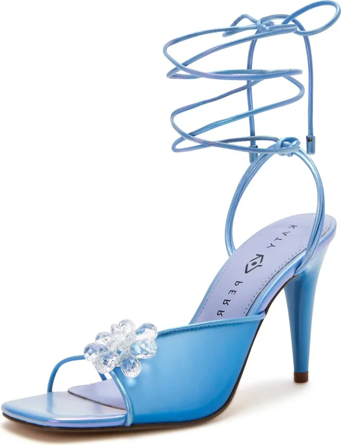 Katy Perry Women's The Vivvian Flower Sandal Heeled