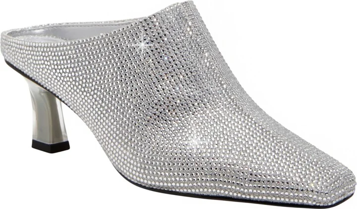 Katy Perry Women's The Zaharrah Square Toe Kitten Heel Mules