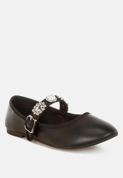Kavana Charms Embellished Flat Mary Janes Women - Image 3