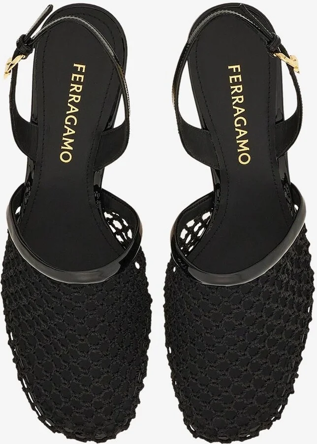 Kay 40 Slingback Net Sandals - Image 2