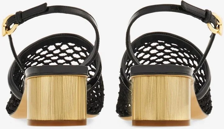 Kay 40 Slingback Net Sandals - Image 3