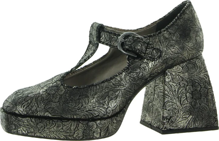 Kay Womens Square Toe Mary Jane Heels