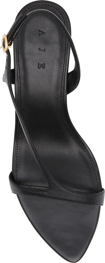 Kaya Low Droplet Heel In Colour Black Size 36 - Image 4