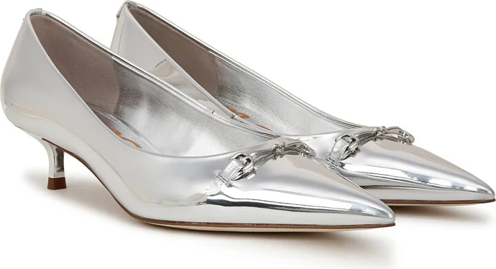 Kaya Pointed Toe Kitten Heel Pump - Image 8
