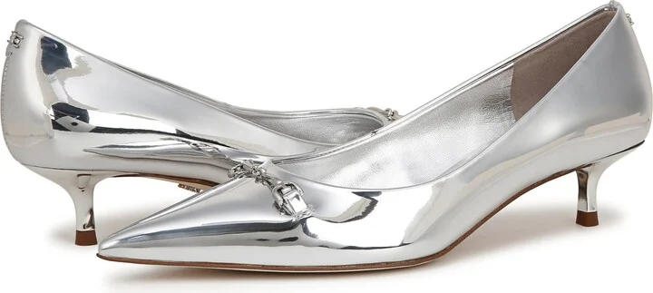 Kaya Pointed Toe Kitten Heel Pump - Image 9