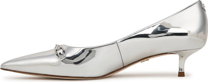 Kaya Pointed Toe Kitten Heel Pump - Image 10