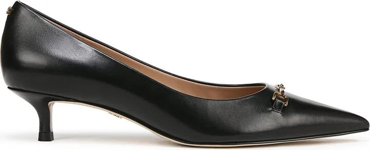 Kaya Pointed Toe Kitten Heel Pump - Image 3