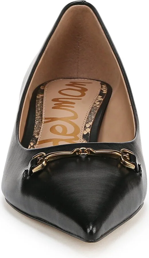 Kaya Pointed Toe Kitten Heel Pump - Image 4