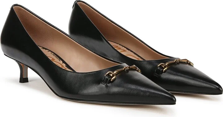 Kaya Pointed Toe Kitten Heel Pump - Image 11