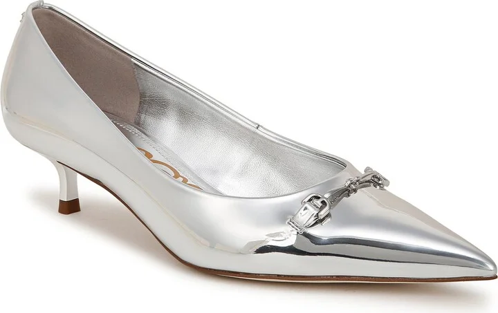 Kaya Pointed Toe Kitten Heel Pump