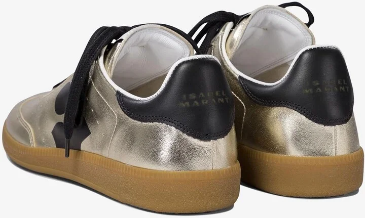 Kaycee Metallic Leather Sneakers - Image 3