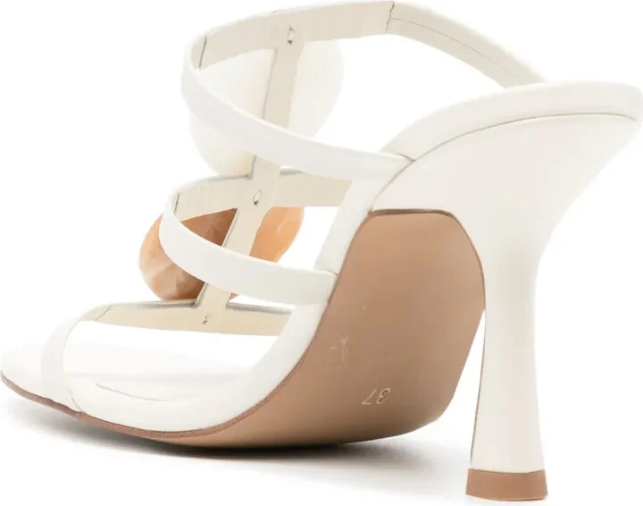 Kaye 95mm leather sandals - Image 3