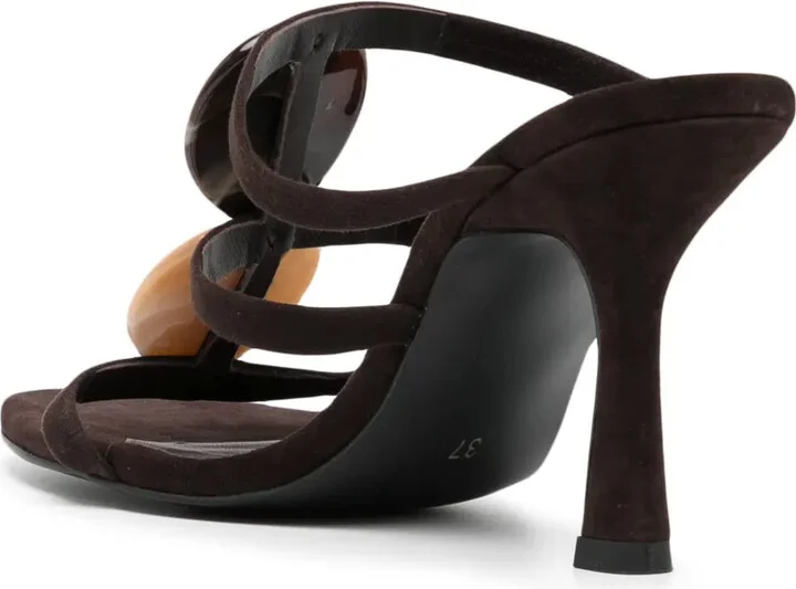 Kaye 95mm suede sandals - Image 3