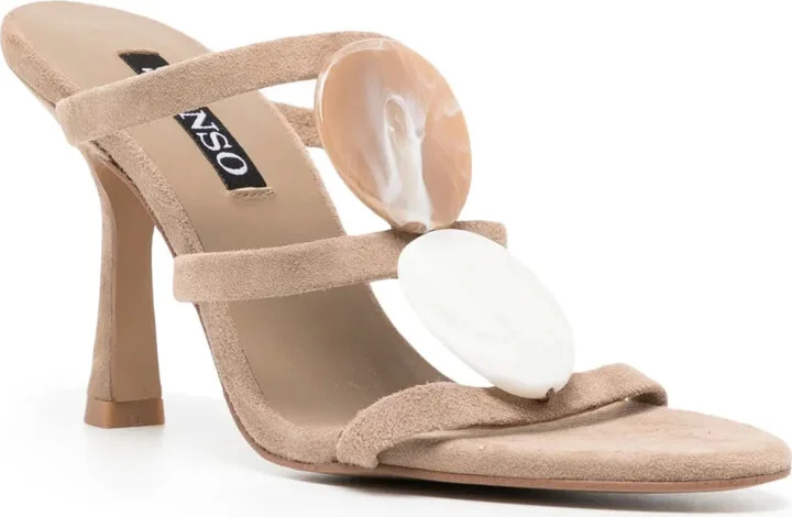 Kaye 95mm suede sandals - Image 2