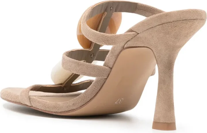 Kaye 95mm suede sandals - Image 3