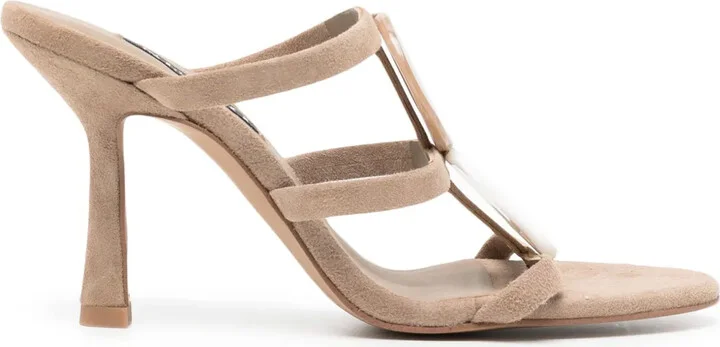 Kaye 95mm suede sandals