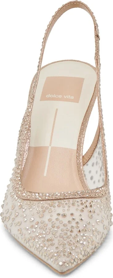 Kaye Crystal Pointy Toe Slingback Pump - Image 4