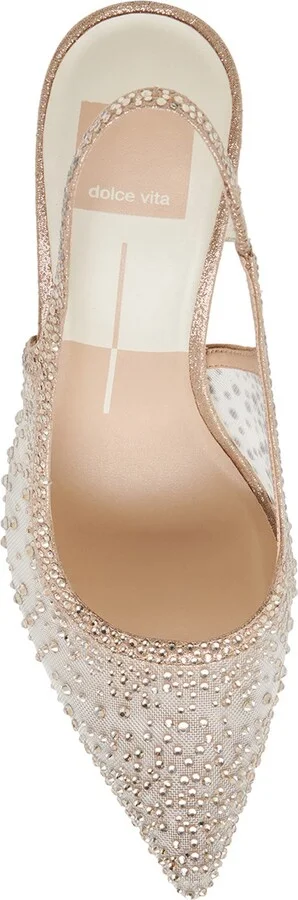 Kaye Crystal Pointy Toe Slingback Pump - Image 5