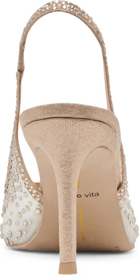 Kaye Crystal Pointy Toe Slingback Pump - Image 7