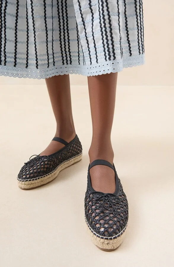 Kayla Soft Mary Jane Espadrille Ballet Flat - Image 2