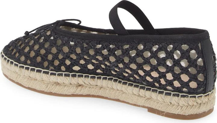 Kayla Soft Mary Jane Espadrille Ballet Flat - Image 3