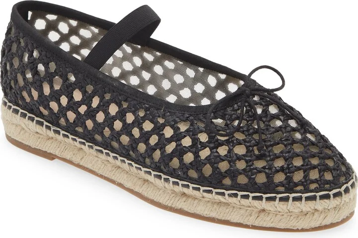 Kayla Soft Mary Jane Espadrille Ballet Flat