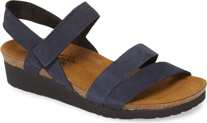 Navy Velvet Nubuck Leather