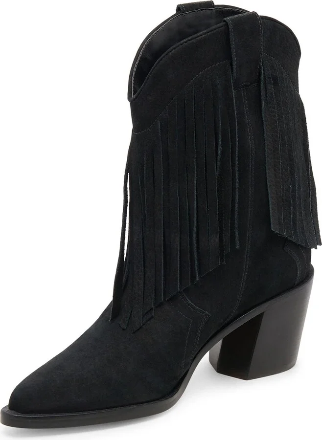 Kaylie Pointed Toe Western Boot - Image 8