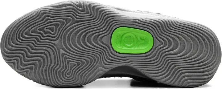 KD 18 EYBL "Metallic Silver/Green Strike/Dark Smoke Grey" sneakers - Image 4