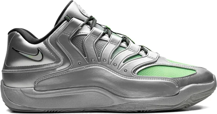 KD 18 EYBL "Metallic Silver/Green Strike/Dark Smoke Grey" sneakers