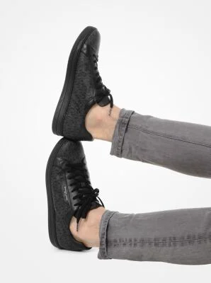 Keating Logo and Leather Sneaker - Image 2