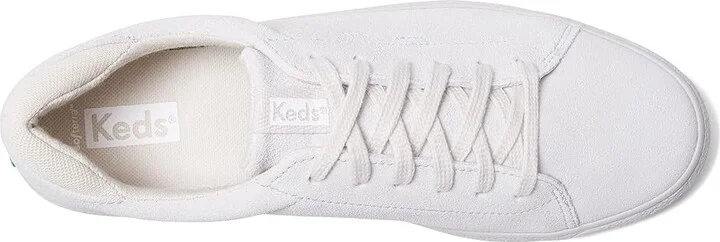 Keds Alley Suede Grit Foxing Women's Shoes Light Grey : 6 B - Medium - Image 2