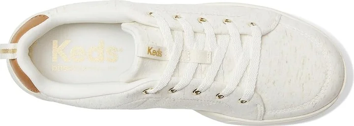 Keds BlissWalk Lace-Up Women's Shoes Cream Speckle Jersey : 7.5 B - Medium, Rubber - Image 2