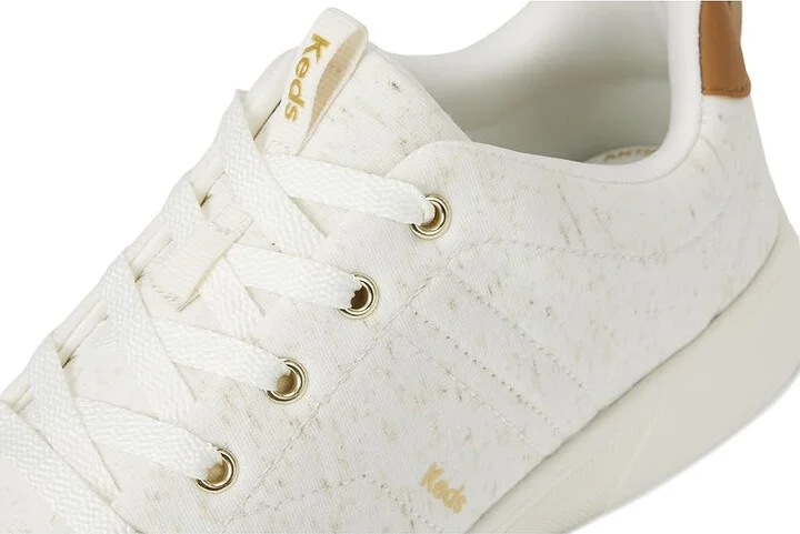 Keds BlissWalk Lace-Up Women's Shoes Cream Speckle Jersey : 7.5 B - Medium, Rubber - Image 7