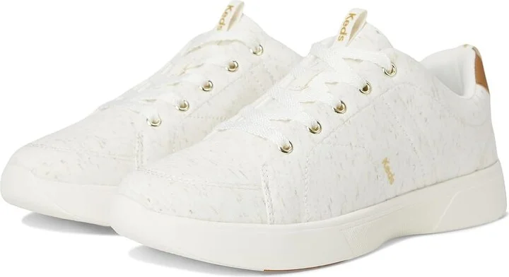 Keds BlissWalk Lace-Up Women's Shoes Cream Speckle Jersey : 7.5 B - Medium, Rubber