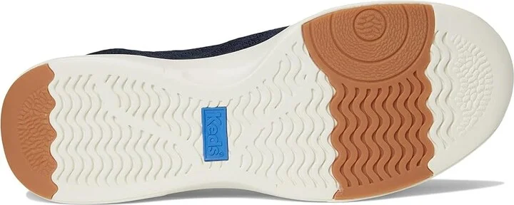 Keds BlissWalk Loafers Women's Shoes Navy/Blue Eng Knit : 5.5 B - Medium, Polyester - Image 3