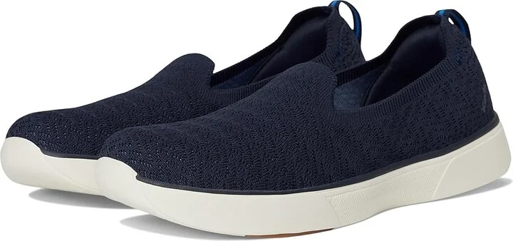 Keds BlissWalk Loafers Women's Shoes Navy/Blue Eng Knit : 5.5 B - Medium, Polyester