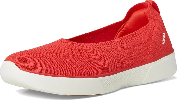 Keds BlissWalk Skimmer Women's Shoes Red Knit : 8 B - Medium, Rubber - Image 5